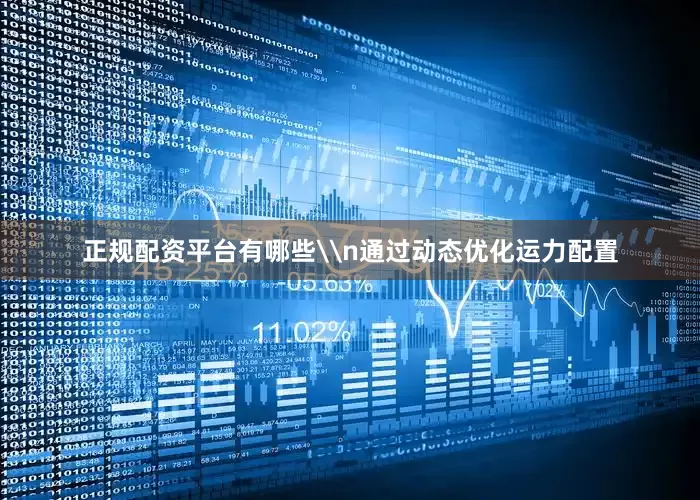 正规配资平台有哪些\n通过动态优化运力配置