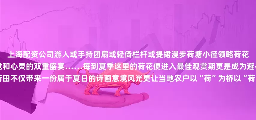 上海配资公司游人或手持团扇或轻倚栏杆或提裙漫步荷塘小径领略荷花的绚烂之美邂逅荷间雅趣享受视觉和心灵的双重盛宴……每到夏季这里的荷花便进入最佳观赏期更是成为避暑游客必打卡的赏荷胜地连片荷田不仅带来一份属于夏日的诗画意境风光更让当地农户以“荷”为桥以“荷”为媒、以景兴业打造了吃、住、游、玩的产业链游客漫步荷塘栈道赏荷拍照还能品尝当地特色农产品“荷花经济”不仅带动了乡村旅游升温更为当地农民带来了增收致富