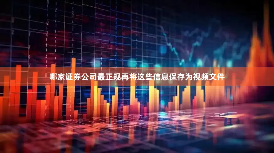 哪家证券公司最正规再将这些信息保存为视频文件